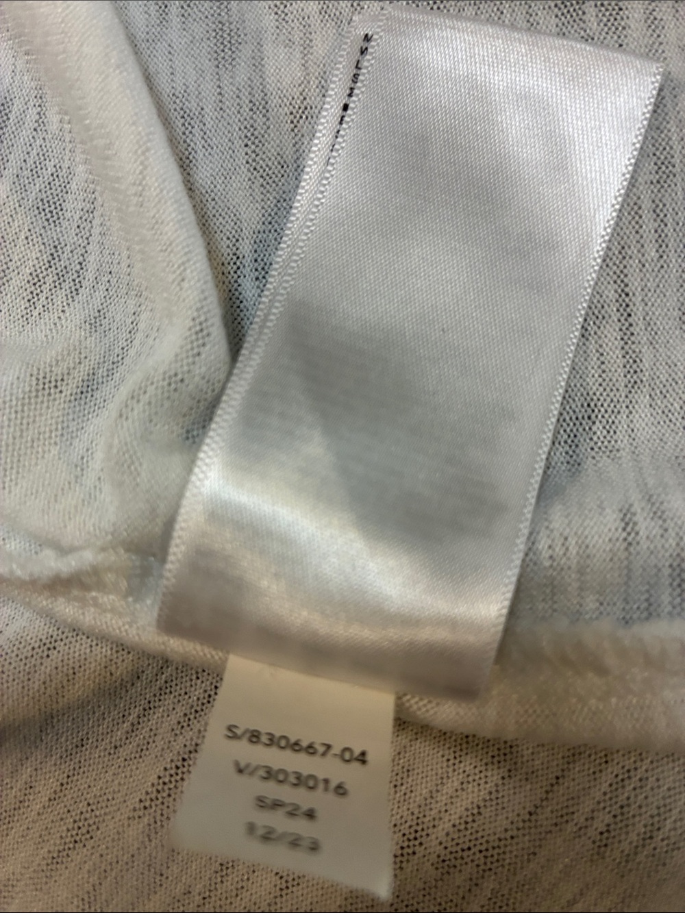 Athleta White Muscle Tank Tee Size Small - Picture 7 of 7